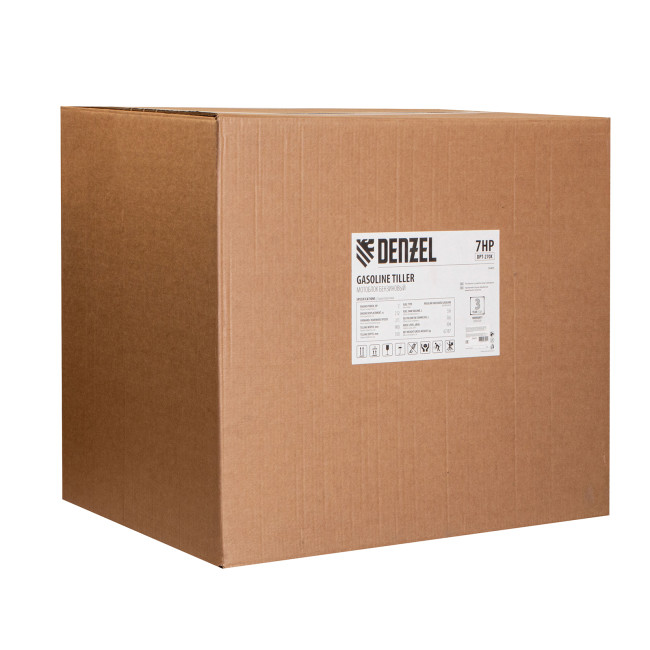 Мотоблок DPT-270X, 7 л.с, дисковое сцепление, ширина 90 см, глубина 35 см, фрез 3 х 4, ВОМ, передачи 2В/1Н Denzel в Казани