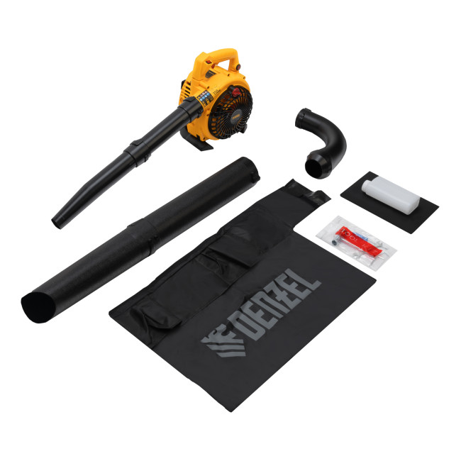 Воздуходувка-пылесос бензиновая GL-260, 26 см3, 1 л.с. Denzel в Казани