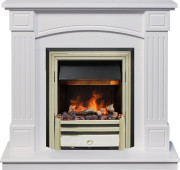 Каминокомплект Boston - Белый (Высота 925см) с очагом Cavendish