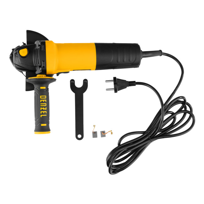 Машина шлифовальная угловая AG125-1100, 1100 Вт, 125 мм, 3000-11000 об/мин Denzel в Казани