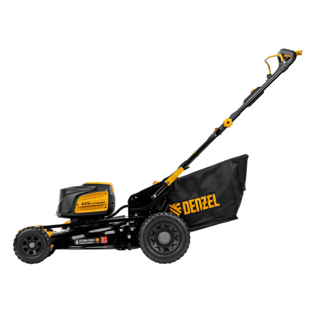 Газонокосилка аккумуляторная бесщет., RLMS560-62, привод, 560 мм, Li-ion, 62В Denzel в Казани