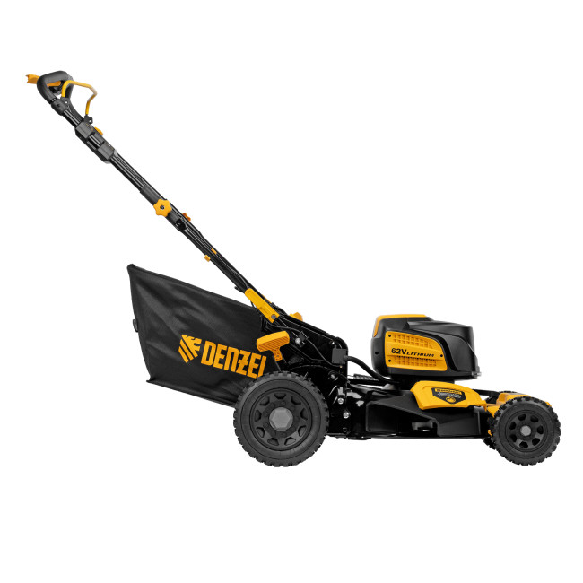 Газонокосилка аккумуляторная бесщет., RLMS560-62, привод, 560 мм, Li-ion, 62В Denzel в Казани