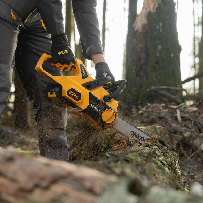 Пила цепная  аккумуляторная  бесщет., RCS 400-62, 400 мм, Li-ion, 62В Denzel в Казани