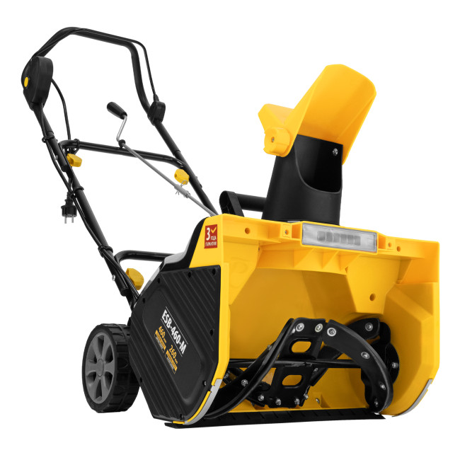 Электрическая снегоуборочная машина ESB-460-M, 1.8 кВт, металлический шнек, LED фара Denzel в Казани