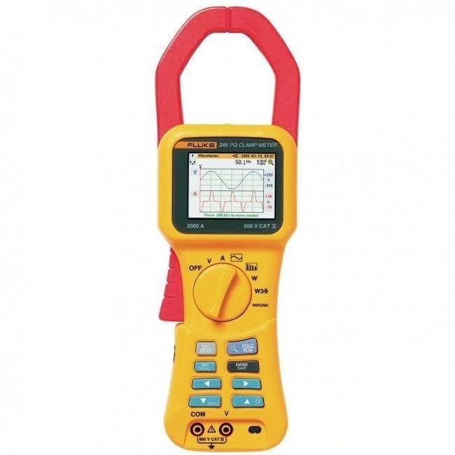 Клещи для измерения качества электроэнергии Fluke 345 в Казани