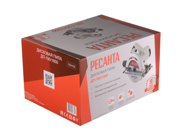 Дисковая пила ДП-190/1800 Ресанта в Казани