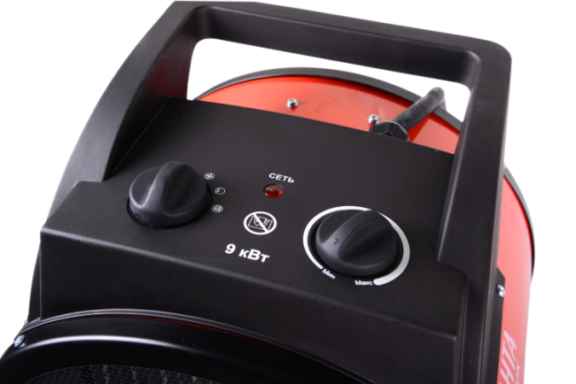 Тепловая электрическая пушка ТЭПК-9000K (керам.нагревательный элемент,круглая) Ресанта в Казани