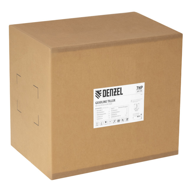 Мотоблок DPT-170, 7 л.с., ремен.сцеп, шир 85 см, глуб 35 см,фрез 3х3,ШОМ,скор 2В/1Н,кол 8" Denzel в Казани