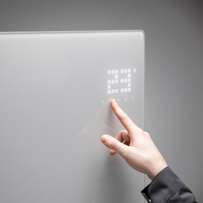 Конвектор электрический OptiPrime-2000, Wi-Fi, тачскрин, цифровой термостат, 2000 Вт Denzel в Казани