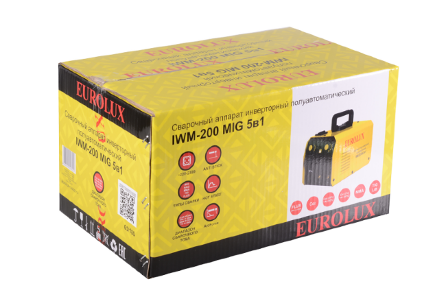 Сварочный полуавтомат IWM-200 MIG 5в1 Eurolux в Казани Сварочный полуавтомат IWM-200 MIG 5в1 Eurolux в Казани