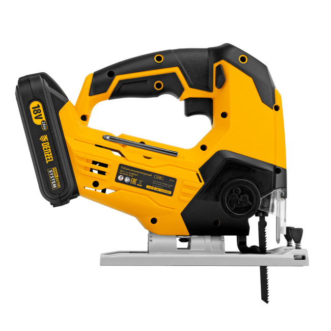 Лобзик аккумуляторный CJ-80, 18В Li-Ion Denzel в Казани Лобзик аккумуляторный CJ-80, 18В Li-Ion Denzel в Казани