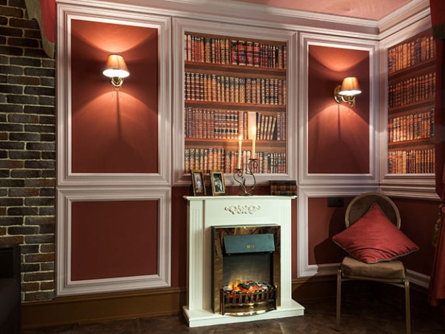 Каминокомплект Lumsden - Дуб антик с очагом Danville Black FB2 в Казани