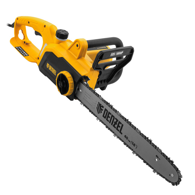 Пила цепная электрическая EDS-1800P, 1.8 кВт,поперечная, шина 40 см, шаг 3/8, паз 1.3 мм, 57 звеньев Denzel в Казани
