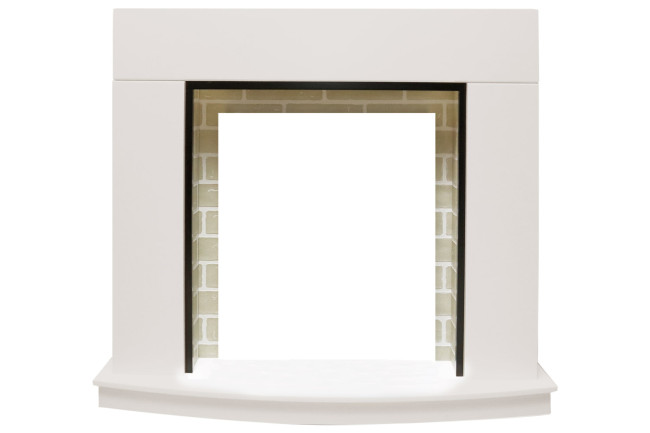 Каминокомплект Montana - Белый с очагом Atherton в Казани