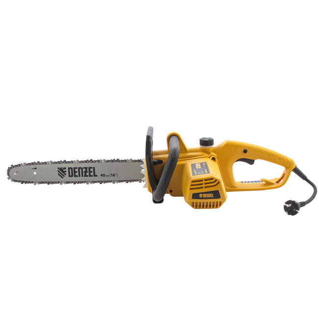 Пила цепная электрическая EDS-2000P, 2 кВт,поперечная, шина 40 см, шаг 3/8, паз 1.3 мм, 57 звеньев Denzel в Казани