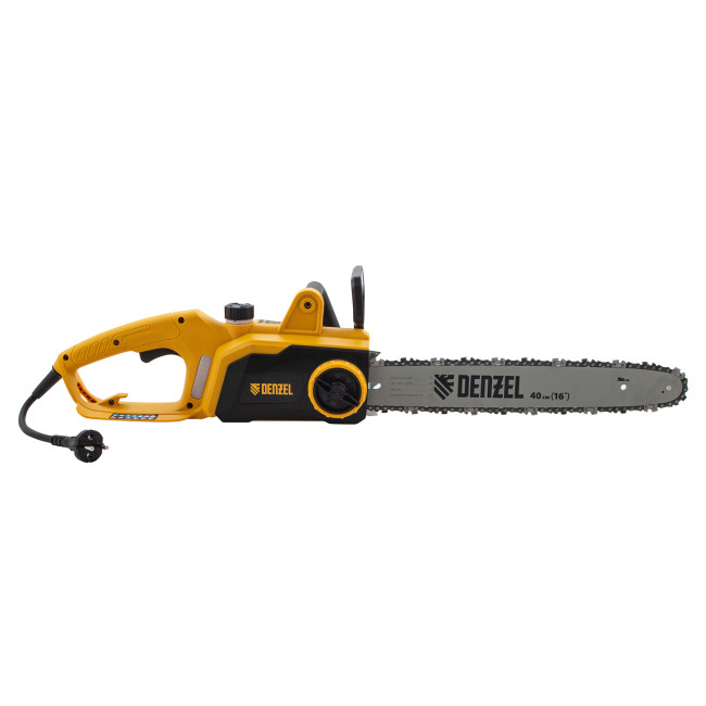 Пила цепная электрическая EDS-2000P, 2 кВт,поперечная, шина 40 см, шаг 3/8, паз 1.3 мм, 57 звеньев Denzel в Казани