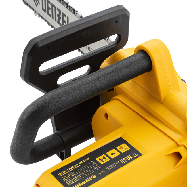 Пила цепная электрическая EDS-2000P, 2 кВт,поперечная, шина 40 см, шаг 3/8, паз 1.3 мм, 57 звеньев Denzel в Казани