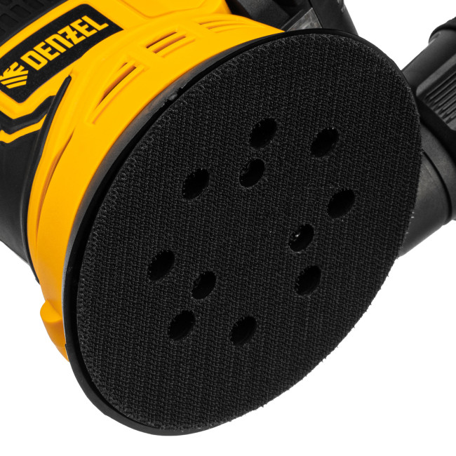 Машина шлифовальная эксцентриковая аккумуляторная COS-125, 18В Li-Ion Denzel в Казани