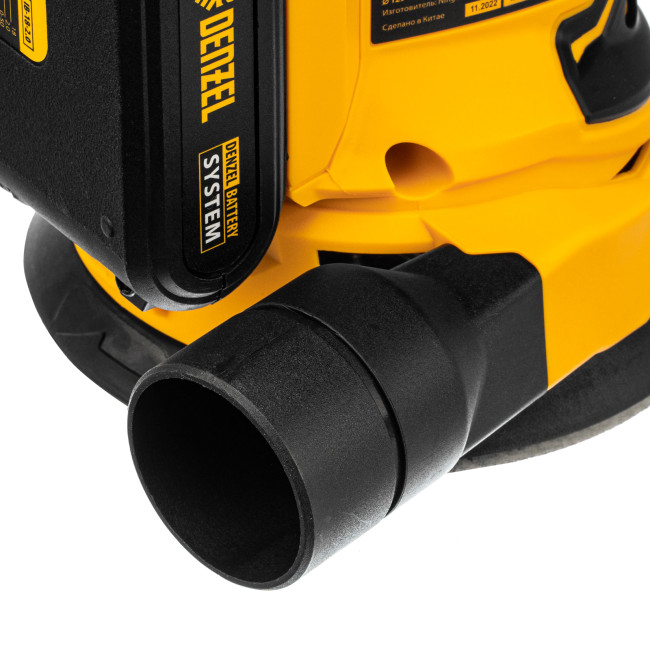 Машина шлифовальная эксцентриковая аккумуляторная COS-125, 18В Li-Ion Denzel в Казани