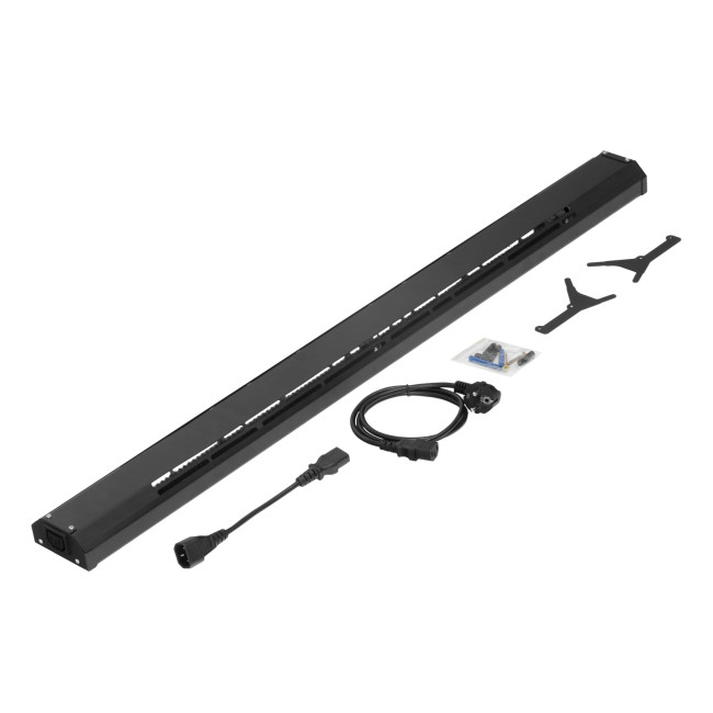 Конвектор электрический плинтусный ATRIC-300, 230 В, 300 Вт, ТЭН, черный Denzel в Казани