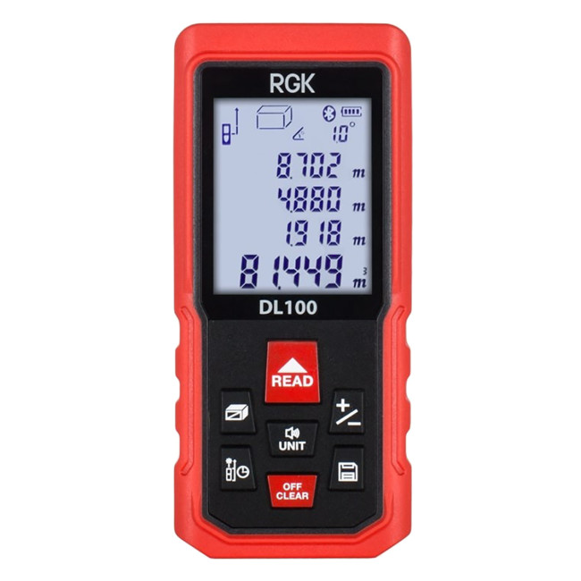 Комплект: ротационный нивелир RGK SP-610 + элевационный штатив RGK SH-170 + рейка RGK LR-2 + дальномер RGK DL100 в Казани