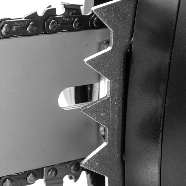 Пила цепная электрическая EDS-2200, 2.2 кВт,продольная, шина 45 см, шаг 3/8, паз 1.3 мм, 62 звена Denzel в Казани