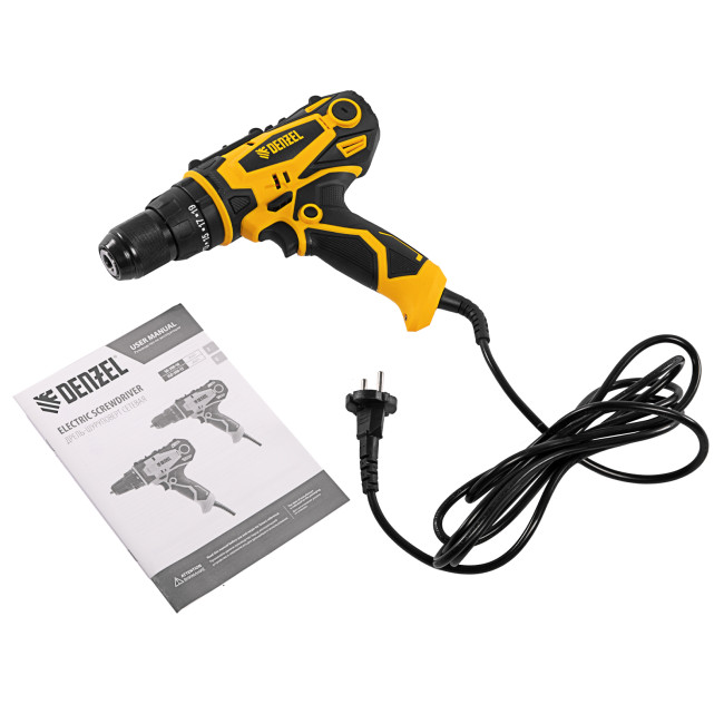 Дрель-шуруповерт сетевая ударная ISD-300-13 Denzel в Казани
