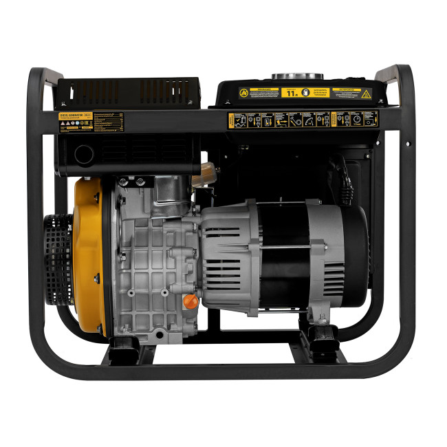 Генератор дизельный DES-32, 3,2 кВт, 230 В, 11 л, ручной стартер Denzel в Казани