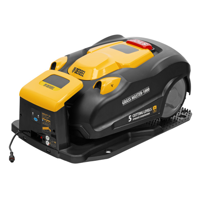 Робот-газонокосилка Grass Master 1000  1000м², 3Ач, 28V, LCD дисплей, Wi-Fi Denzel в Казани