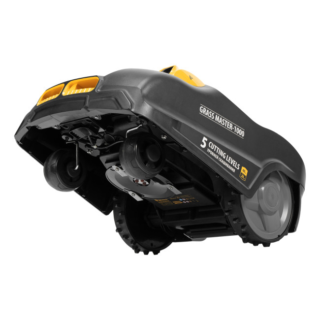 Робот-газонокосилка Grass Master 1000  1000м², 3Ач, 28V, LCD дисплей, Wi-Fi Denzel в Казани