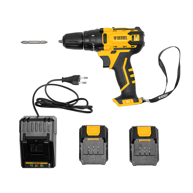Дрель-шуруповерт аккумуляторная CDL-12-02BM, Li-Ion, 12 В, 2 акк. Denzel в Казани Дрель-шуруповерт аккумуляторная CDL-12-02BM, Li-Ion, 12 В, 2 акк. Denzel в Казани