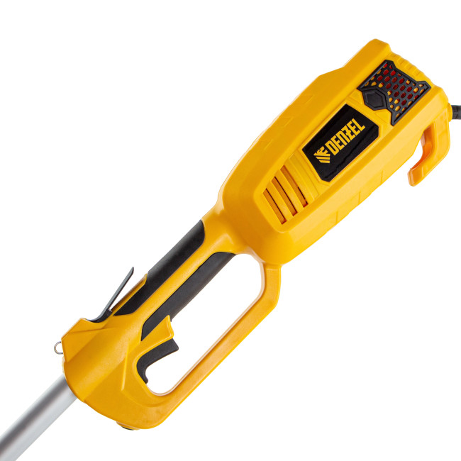 Триммер электрический TE-1100, 1100 Вт, 380 мм, катушка, разборная штанга Denzel в Казани