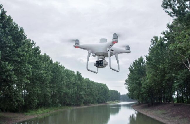 Сельскохозяйственный квадрокоптер DJI Phantom 4 мультиспектральный в Казани