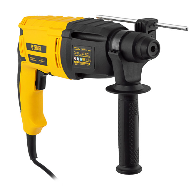 Перфоратор электрический RHH-600-22, SDS-plus, 600 Вт, 2,5 Дж, 2 реж. Denzel в Казани