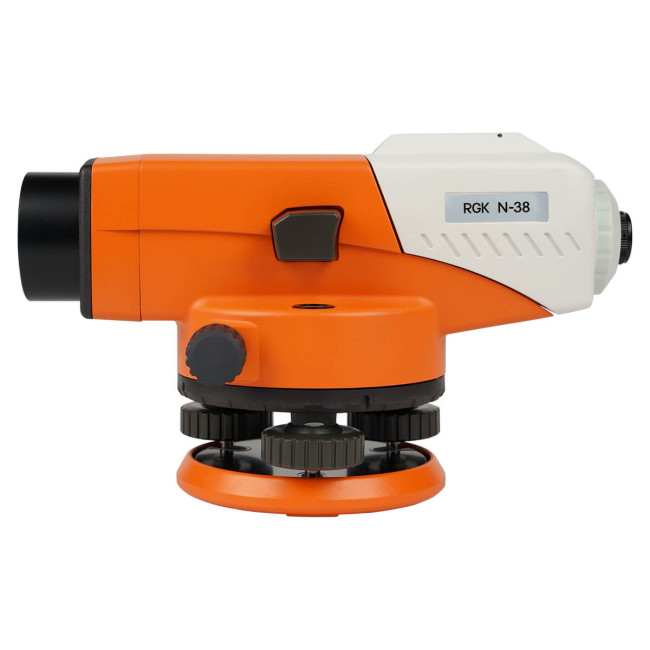 Комплект оптический нивелир RGK N-38 с поверкой + штатив S6-N + рейка AMO S4 в Казани