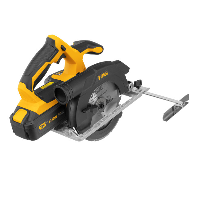 Пила циркулярная аккумуляторная бесщет. CCS-165, 18В Li-Ion Denzel в Казани Пила циркулярная аккумуляторная бесщет. CCS-165, 18В Li-Ion Denzel в Казани