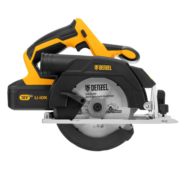 Пила циркулярная аккумуляторная бесщет. CCS-165, 18В Li-Ion Denzel в Казани Пила циркулярная аккумуляторная бесщет. CCS-165, 18В Li-Ion Denzel в Казани