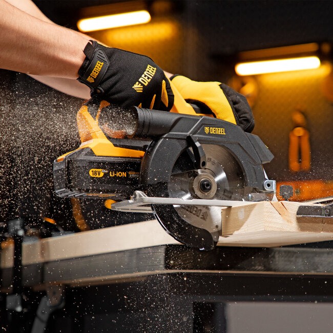Пила циркулярная аккумуляторная бесщет. CCS-165, 18В Li-Ion Denzel в Казани Пила циркулярная аккумуляторная бесщет. CCS-165, 18В Li-Ion Denzel в Казани