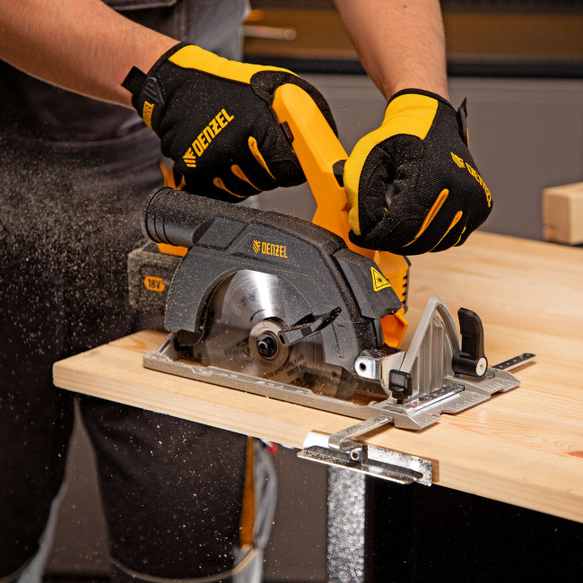 Пила циркулярная аккумуляторная бесщет. CCS-165, 18В Li-Ion Denzel в Казани Пила циркулярная аккумуляторная бесщет. CCS-165, 18В Li-Ion Denzel в Казани