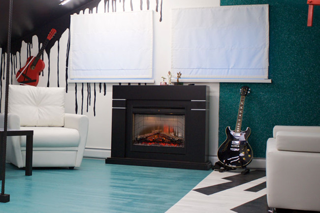 Каминокомплект Lindos - Алебастр с очагом Engine 56-400 в Казани