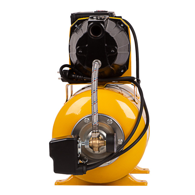 Насосная станция PS1100С, 1100 Вт, 4500 л/ч, ресивер 24 л, подъем 46 м, чугун Denzel в Казани