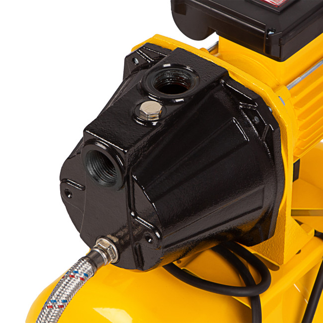 Насосная станция PS1100С, 1100 Вт, 4500 л/ч, ресивер 24 л, подъем 46 м, чугун Denzel в Казани