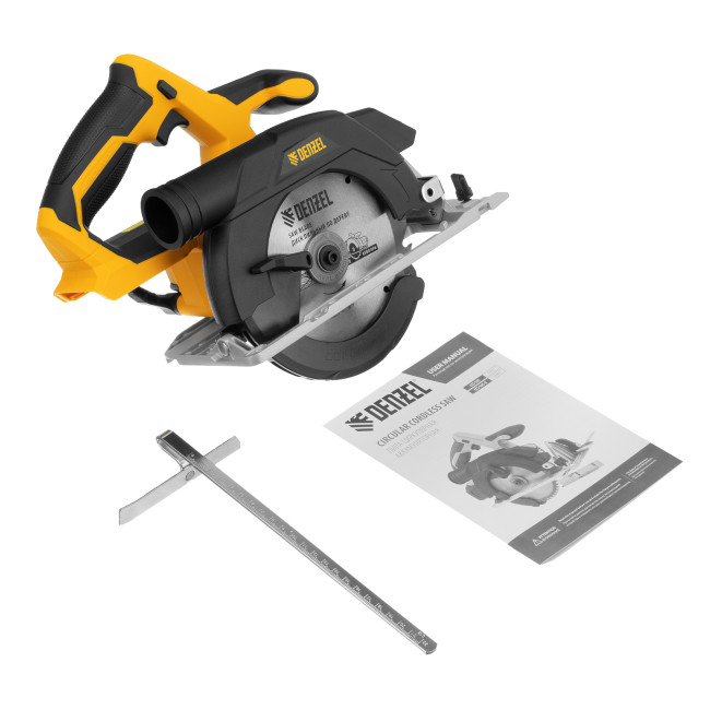 Пила циркулярная аккумуляторная бесщет. CCS-165-0, 18В Li-Ion Denzel в Казани Пила циркулярная аккумуляторная бесщет. CCS-165-0, 18В Li-Ion Denzel в Казани