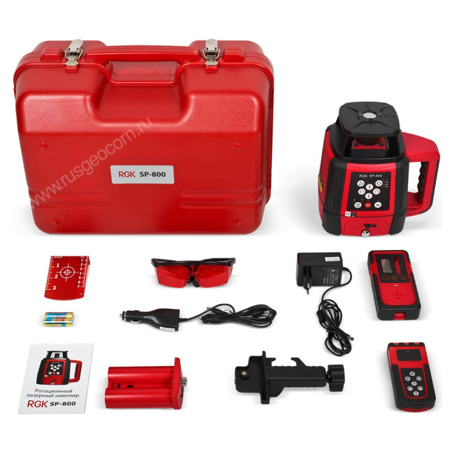 Ротационный нивелир RGK SP-800 с калибровкой в Казани