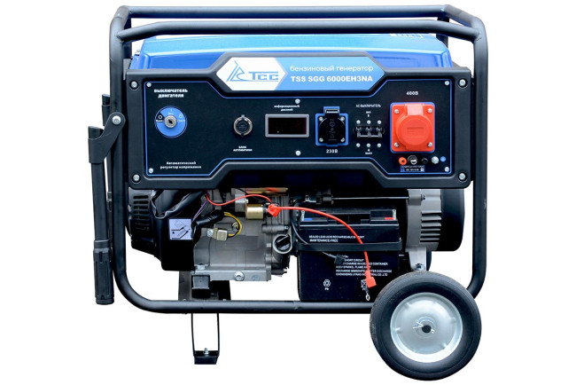 Бензогенератор 6 кВт TSS SGG 6000EH3NA в кожухе МК-1.1 в Казани