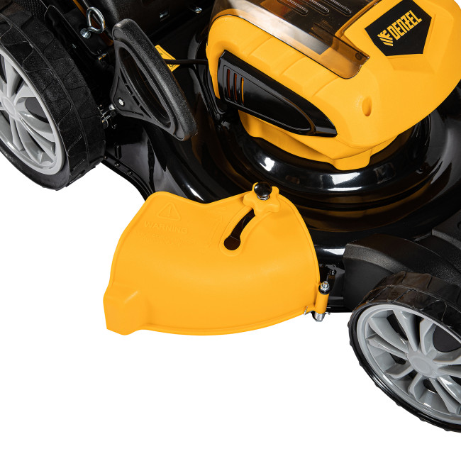 Газонокосилка аккумуляторная бесщеточная RLM450-36, Li-ion, 36 В, 4 Ач, 450 мм, травосборник 40 л Denzel в Казани