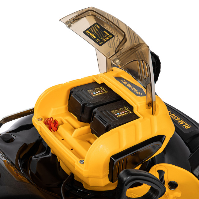 Газонокосилка аккумуляторная бесщеточная RLM450-36, Li-ion, 36 В, 4 Ач, 450 мм, травосборник 40 л Denzel в Казани