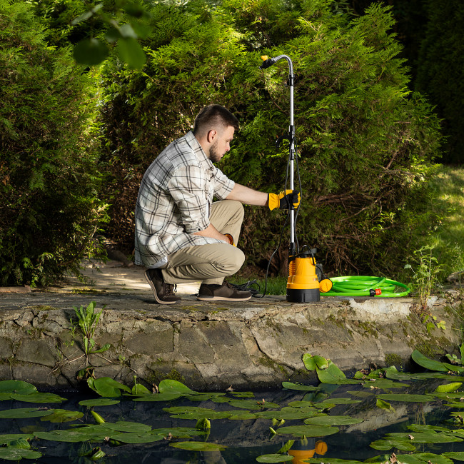 Дренажный насос для чистой воды DPB400, 400 Вт, подъем 11 м, 5500 л/ч Denzel в Казани Дренажный насос для чистой воды DPB400, 400 Вт, подъем 11 м, 5500 л/ч Denzel в Казани