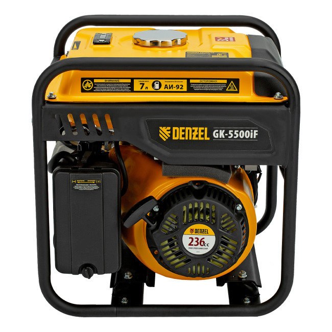 Генератор инверторный GK-5500iF, 5,5 кВт, 230 В, ручной старт DENZEL в Казани Генератор инверторный GK-5500iF, 5,5 кВт, 230 В, ручной старт DENZEL в Казани