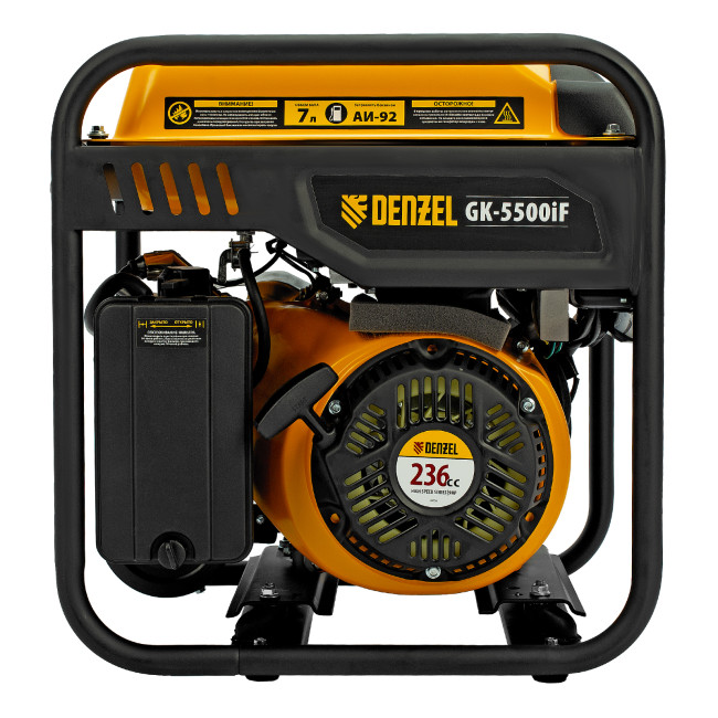 Генератор инверторный GK-5500iF, 5,5 кВт, 230 В, ручной старт DENZEL в Казани Генератор инверторный GK-5500iF, 5,5 кВт, 230 В, ручной старт DENZEL в Казани